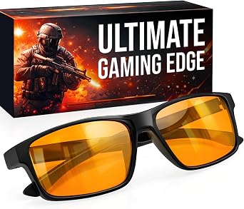 Titan Gaming Glasses, Blue Light Blocking, Night Driving Glasses for Men, Computer Protection, Gift for Gamers