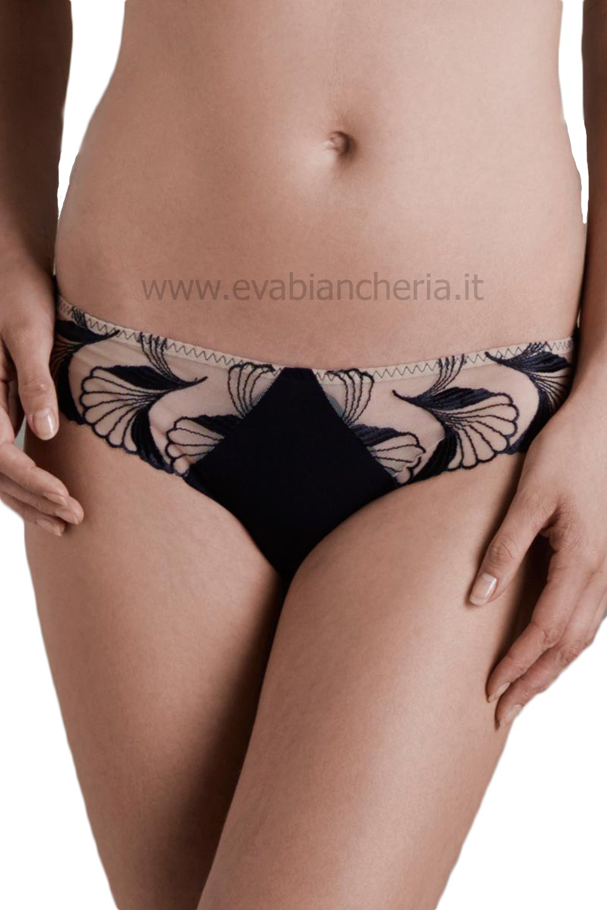 Slip Simone Pérèle pizzo d'exception en microfibre luxe - 3