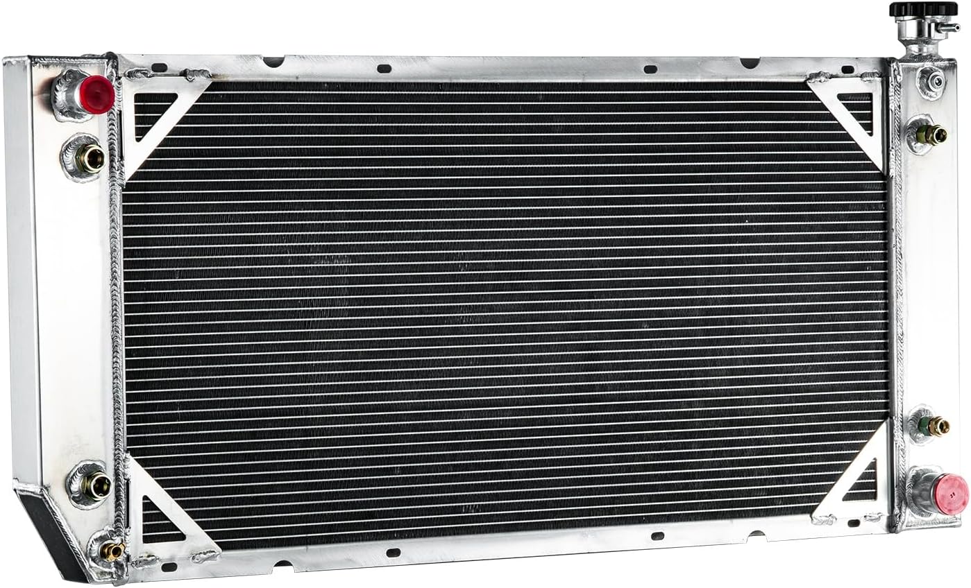 Aluminum Radiator for Chevy/GMC C1500 C2500 C3500 K1500 K2500 K3500 Suburban Tahoe Yukon Truck 5.7 7.4 V8 1994-2000 1995 19961997 1998 1999 2000, 3 Row Radiators 94 95 96 97 98 99