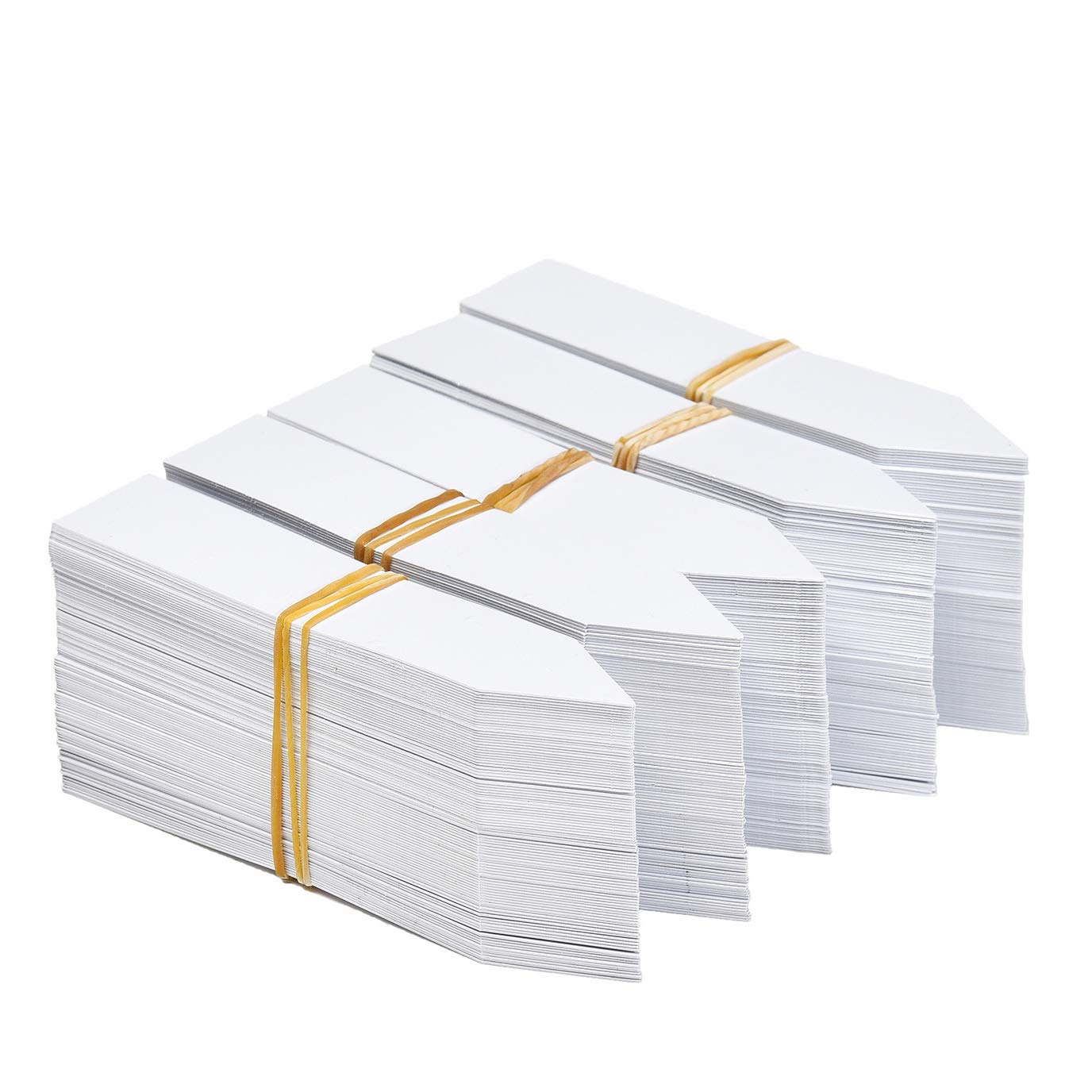 1000 szt. 10 cm plastikowe etykiety ogrodowe do przedszkola roślin wodoodporne znaczniki do doniczek znaczniki na paliki ogrodowe, białe
