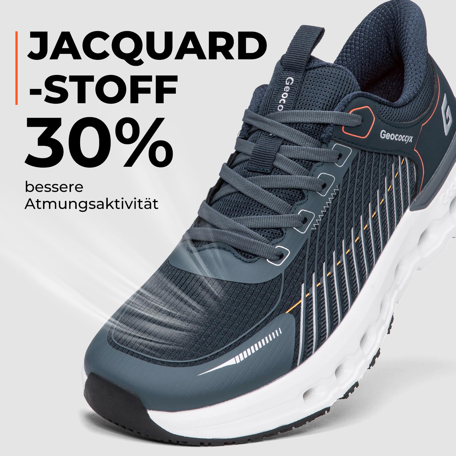 Breite Zehenbox Sportschuhe Herren Laufschuhe
