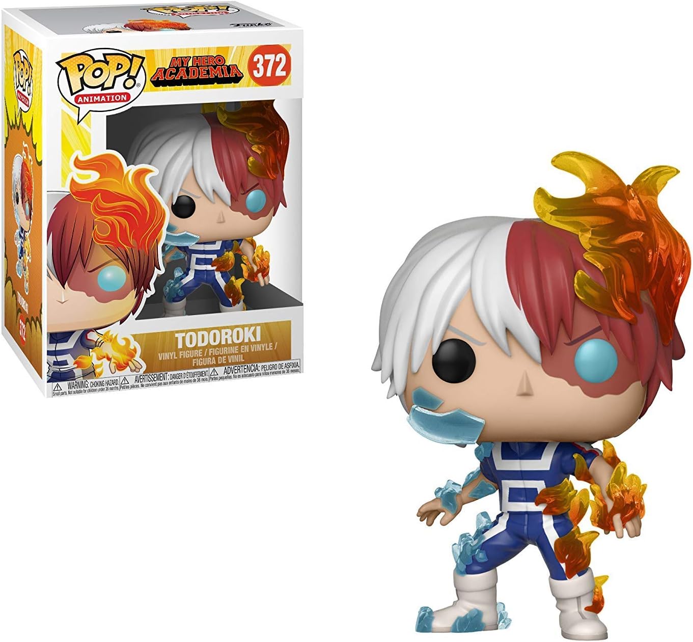 POP Animation My Hero Academia Todoroki Glow in The Dark Funko Pop Convention Exclusive Vinyl Figure #372