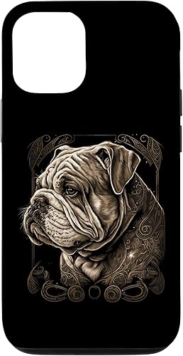 Funda de arte Bulldog Inglés para iPhone 14 Pro