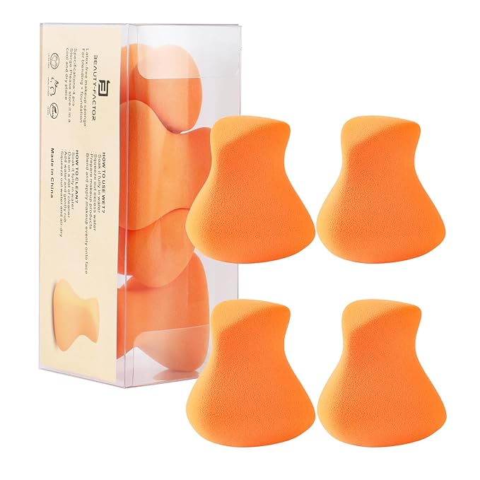 Makeup Sponges 4 Pack: Ultra Soft Beauty Blenders