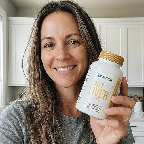 Miniatura 4 de Hígado diario más hígado | 60 cápsulas de desintoxicación y suplemento de apoyo de limpieza del hígado con cardo mariano, diente de león, cúrcuma,