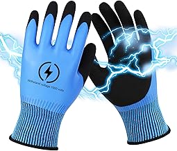 TecoKart® Safety Electrical Insulatrial Gloves - 1000V Electric Shock proof Insulated Hand Rubber Gloves, Ideal for Metal Processing and Electronics Work