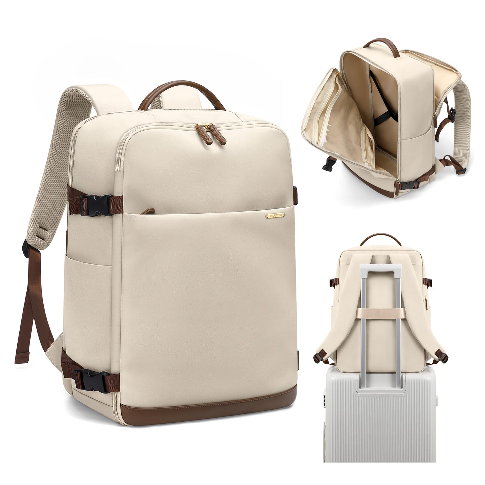 GOLF SUPAGS Zaino Ryanair Zaino da Viaggio Aereo Bagaglio a Mano Borse per Laptop da 17.3 Pollici Donna Uomo Casual Daypack per il Viaggio Lavoro Scuola