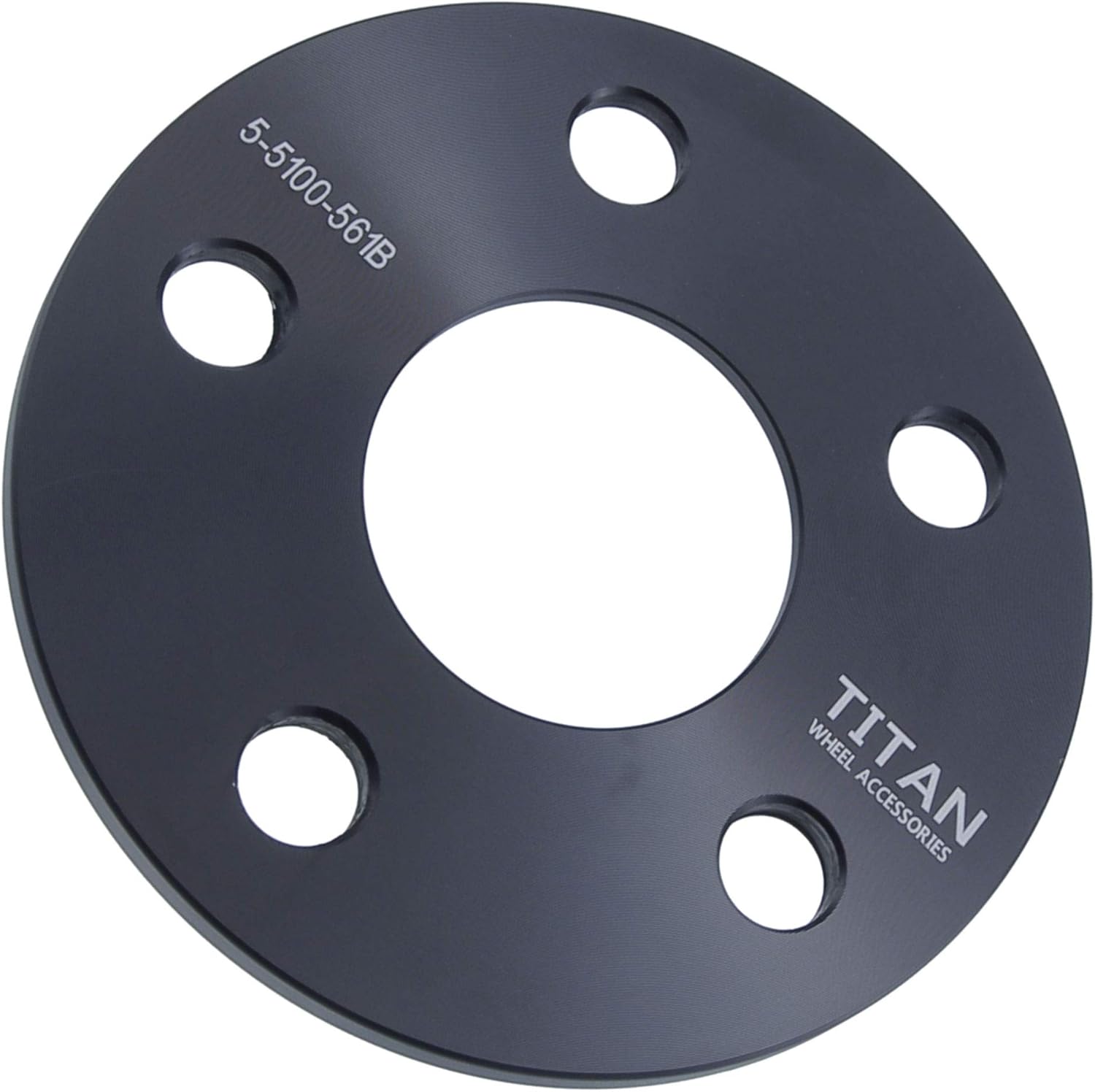 5mm 5x100 Hubcentric Wheel Spacers - Wider Stance, Increased Clearance, Fits Subaru Fits Scion - 5mm, 5x100, 56.1mm Hub, Pair of 2 - Black