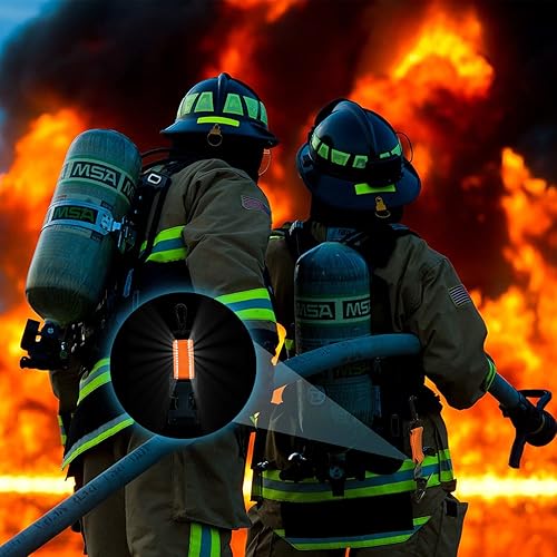 Miniatura 5 de 2 correas para guantes de bombero, guantes de seguridad, clips para guantes de trabajo, clip para cinturón para bomberos, correa rápida con clip de