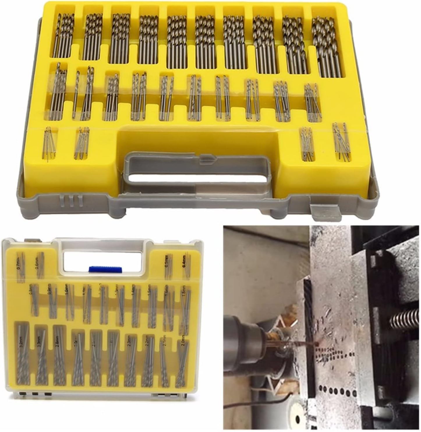 Hardware Milling Cutter 150 Pieces Of High-speed Steel Drill Bit Twist Kit 0.4-3.2 Mm Accessory Wood Drill