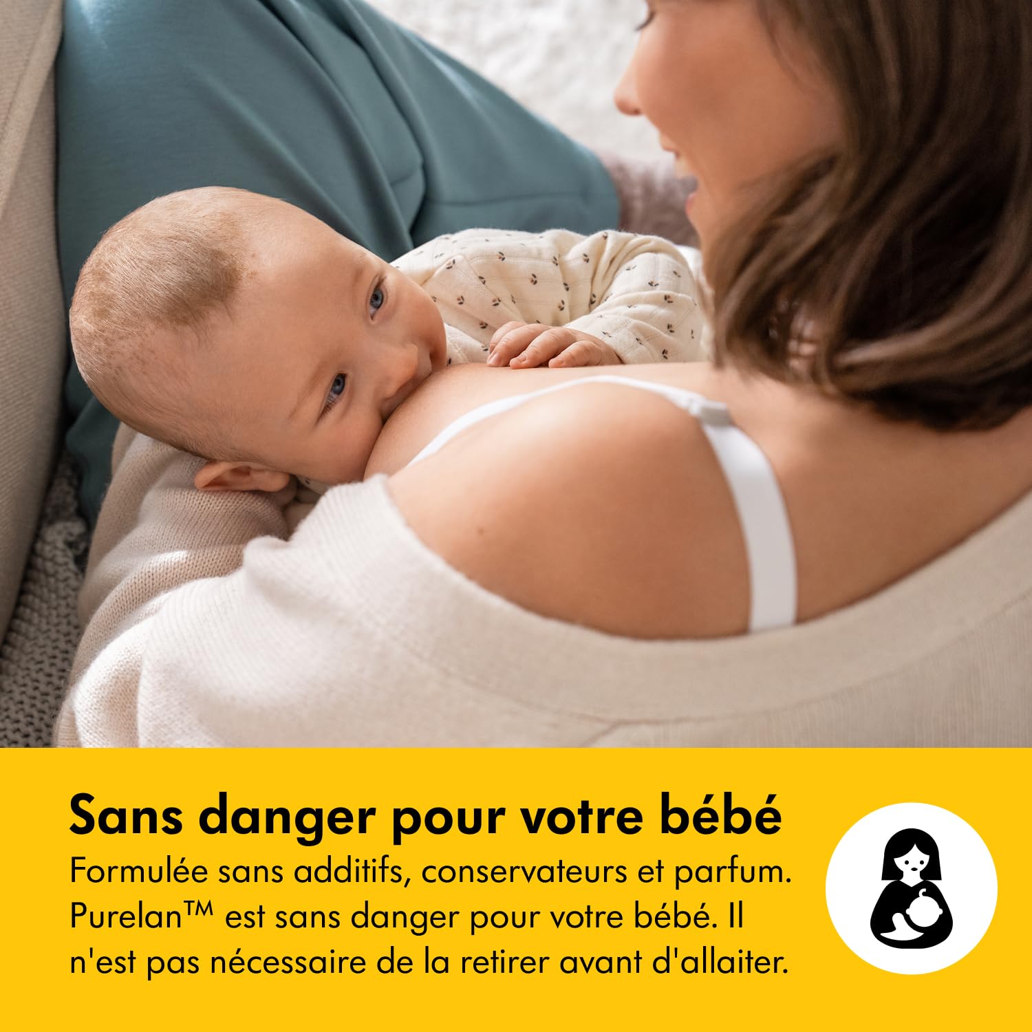 Medela - Crème d'allaitement à la lanoline Medela Purelan - mamelons douloureux, peaux sèches, 100% naturelle, hypoallergénique, 37g