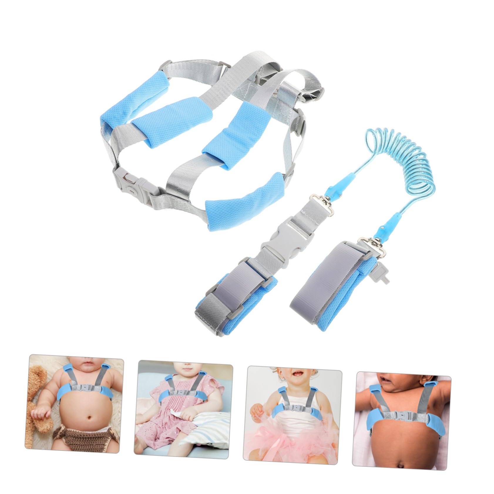 4 Piezas Pulsera antipérdida Correa de seguridad para niños Arnés de seguridad para bebés arnés para caminar para niños pequeños correas para niños de 2 a 4 años tejida Toyvian