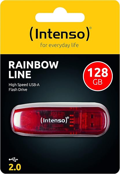 Intenso Rainbow Line 128 GB USB-Stick USB 2.0 Rot - 2