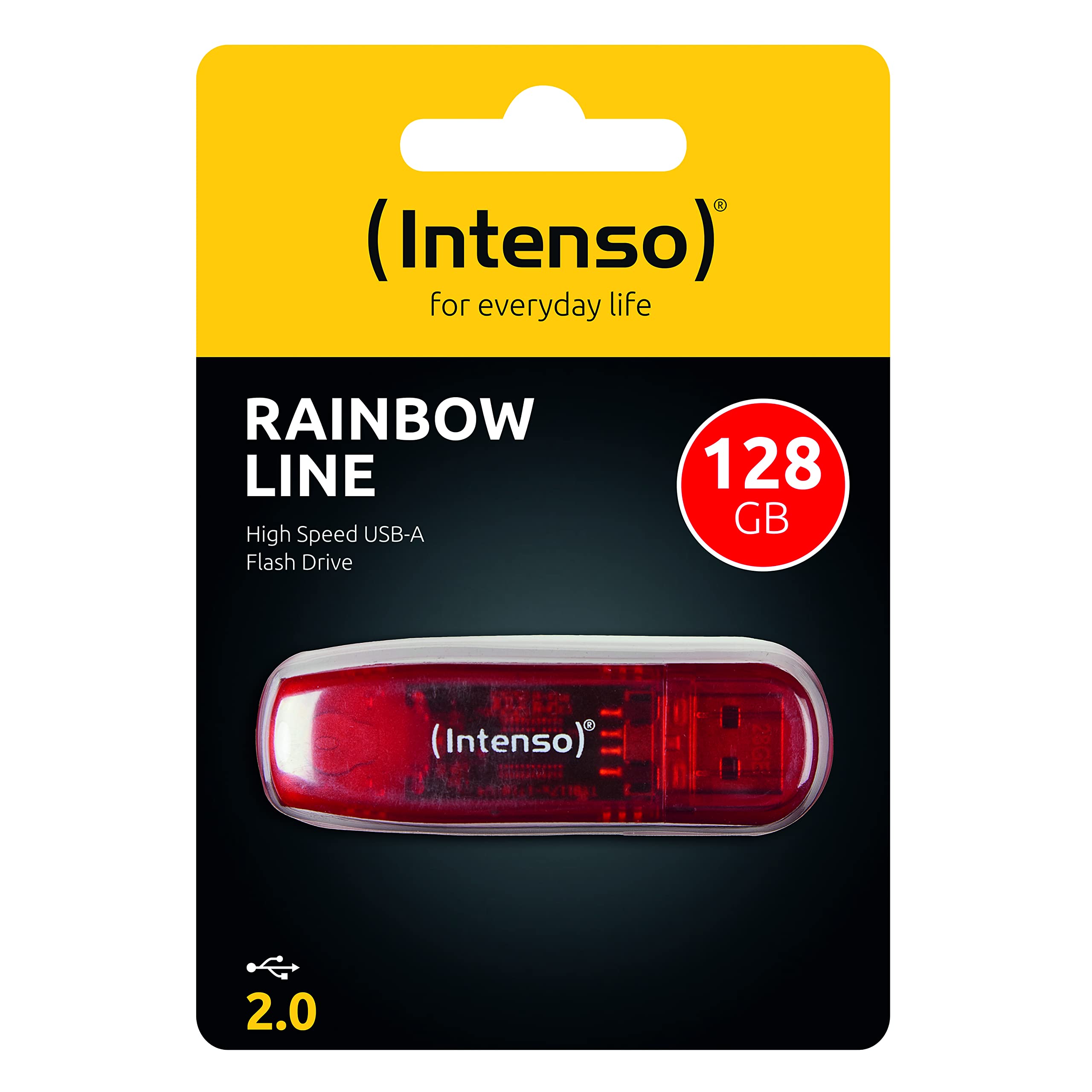 Intenso - CHIAVETTA USB 2.0 128GB RED
