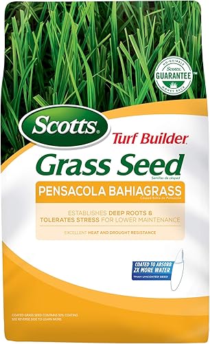 Scotts Semillas de césped constructor de césped Pensacola Bahiagrass tolera el estrés para un bajo mantenimiento resistente al calor y a la sequía 5