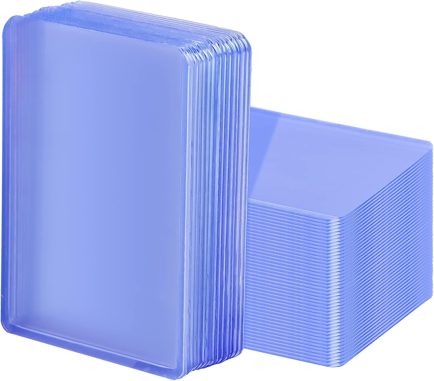 100 Pcs Topload Card Sleeves Transparent Top Loader Card Holders Protectors Thick Trading Card Top Loads Holder Easel Stands Clear Protective Sleeves Case for Baseball,Sports,Trading Cards(3x4 Inches) : Toys & Games