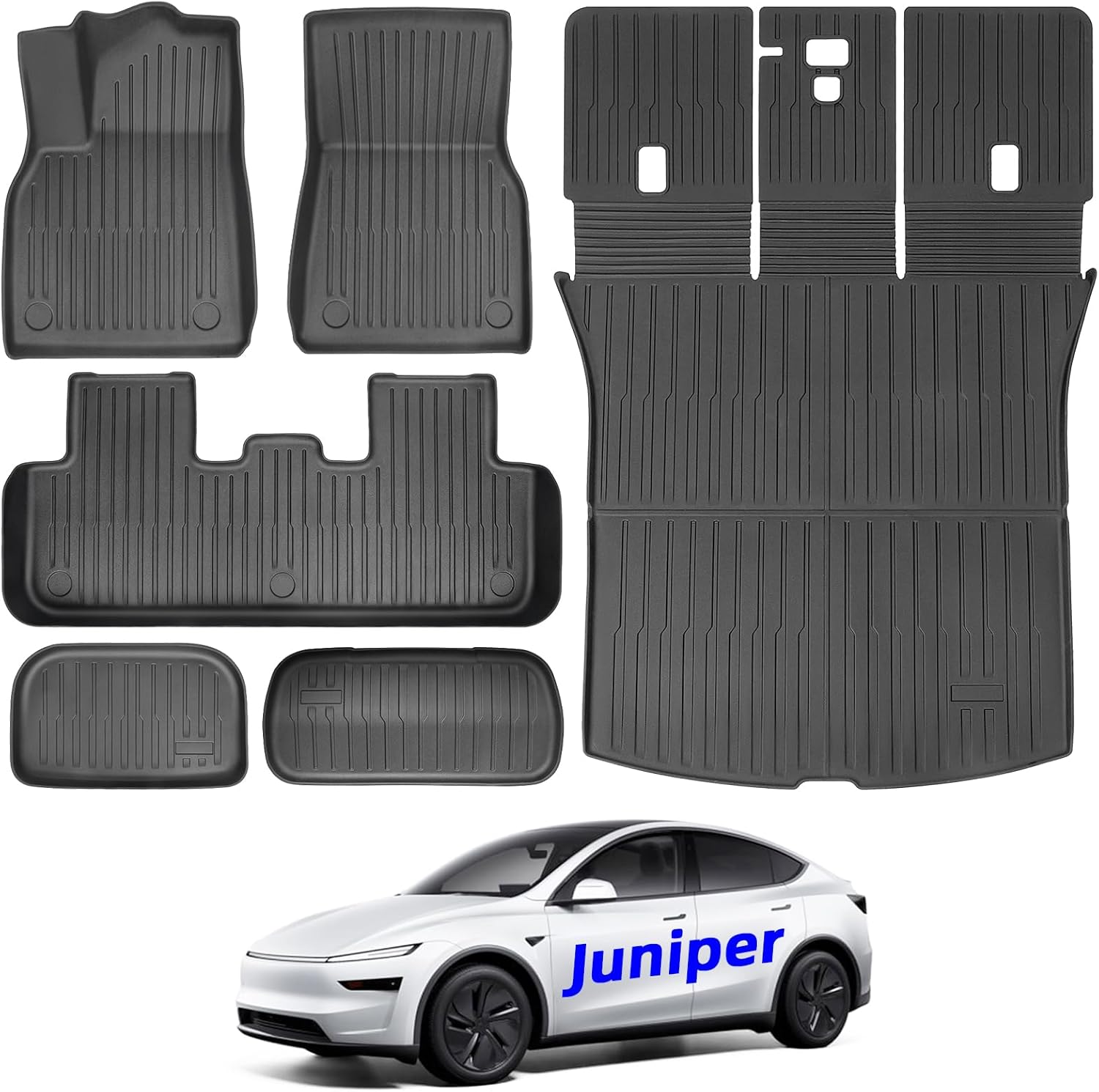 Maysoo Tesla Model Y Juniper 7-Piece Floor Mats
