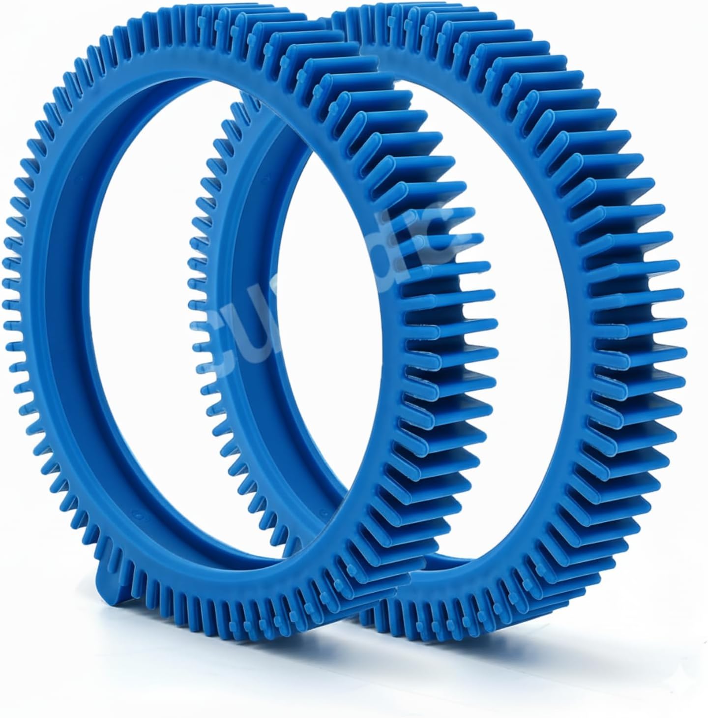 2 Pack 896584000-143 Blue Front Tire Kit with Super Hump – Compatible with Hayward Poolvergnuegen 2X & 4X Pool Cleaners, Phoenix Series – Durable Front Wheel Replacement for Smooth Pool Cleaning