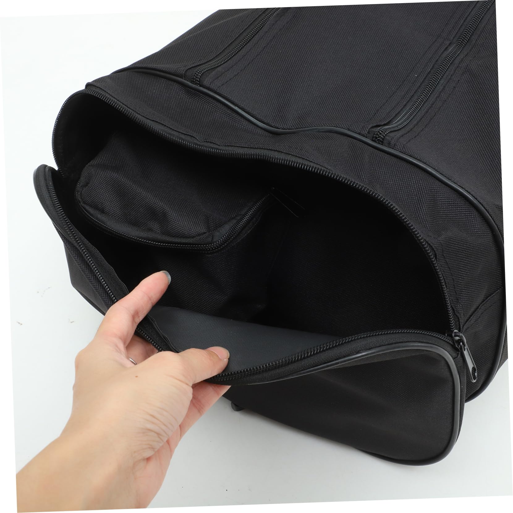 Borsa per Telescopio in Nylon Nero Resistente, Design Semplice e Elegante, Facile da Aprire, Doppia Funzione a Zaino a Mano per Uso Outdoor