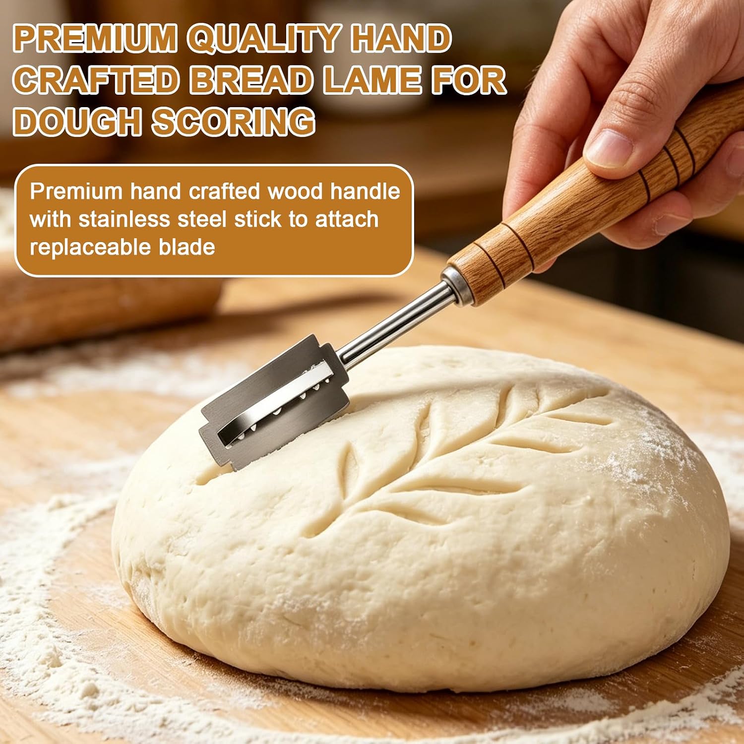 Bread Lame Sourdough Scoring Tool with 5 Blades