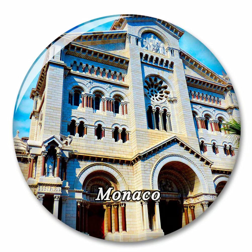 Kxrsm Bxtkpq-Monaco-3972 Monaco Fridge Magnet Decorative Magnet Bottle Opener Tourist City Travel Souvenir Collection Gift Strong Refrigerator Sticker