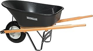 Pro Value 85725 S300 DuraLite Wheelbarrow with Hardwood Handle, 16