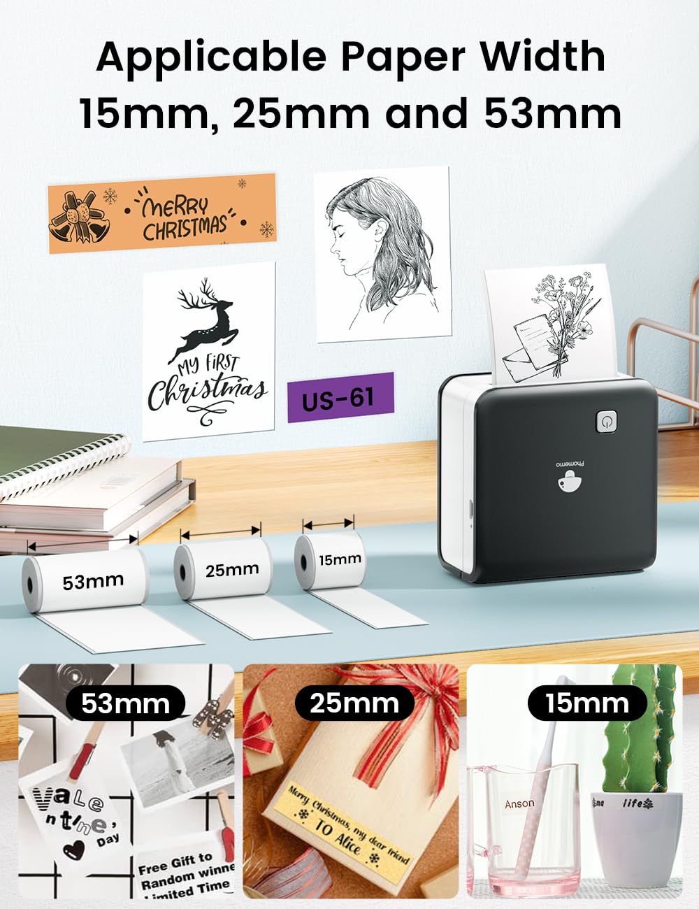 Phomemo M02 Pro Mini Thermal Printer image 6