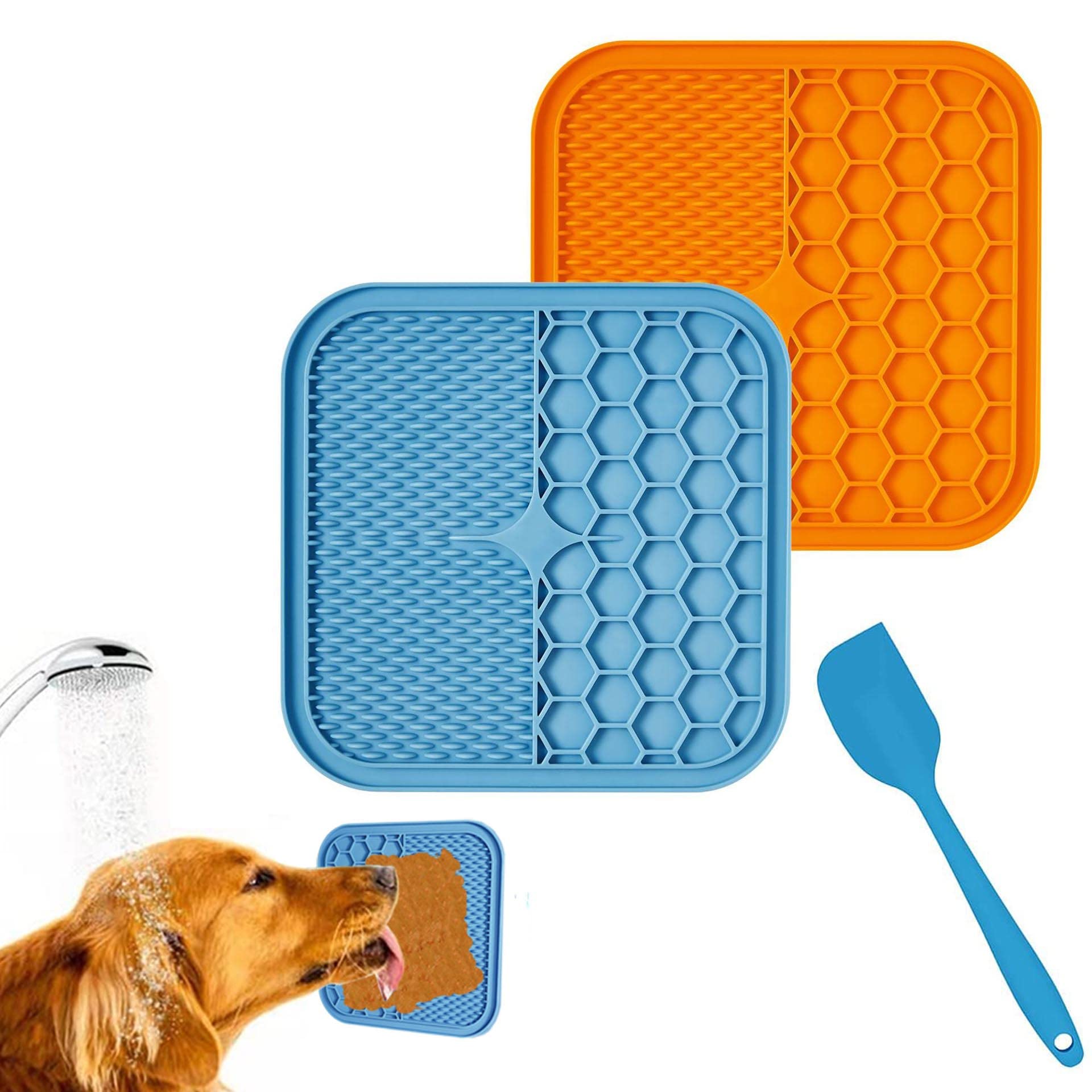 Tappetino Alimentazione Cani E Gatti 50x30 Cm - Silicone Impermeabile, Antiscivolo, Facile Da Pulire - Foto 2
