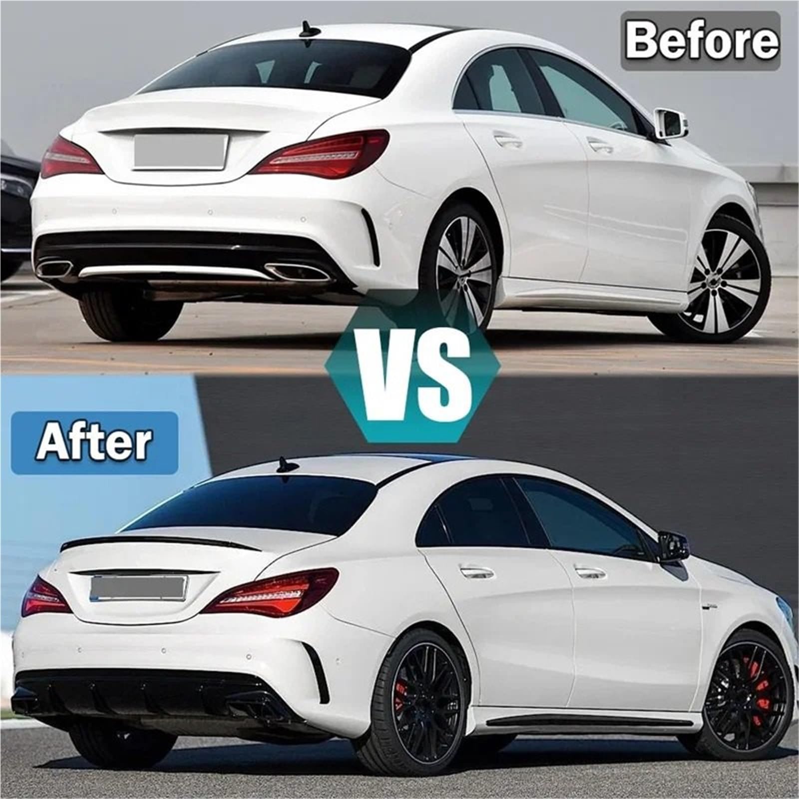Spojlery tylne Do Benz CLA Klasa C117 C118 CLA200 Spojler samochodowy | CLA260 CLA45 AMG 2013-2023 Górną Część Bagażnika Skrzydło Tylna Owiewka Spoiler