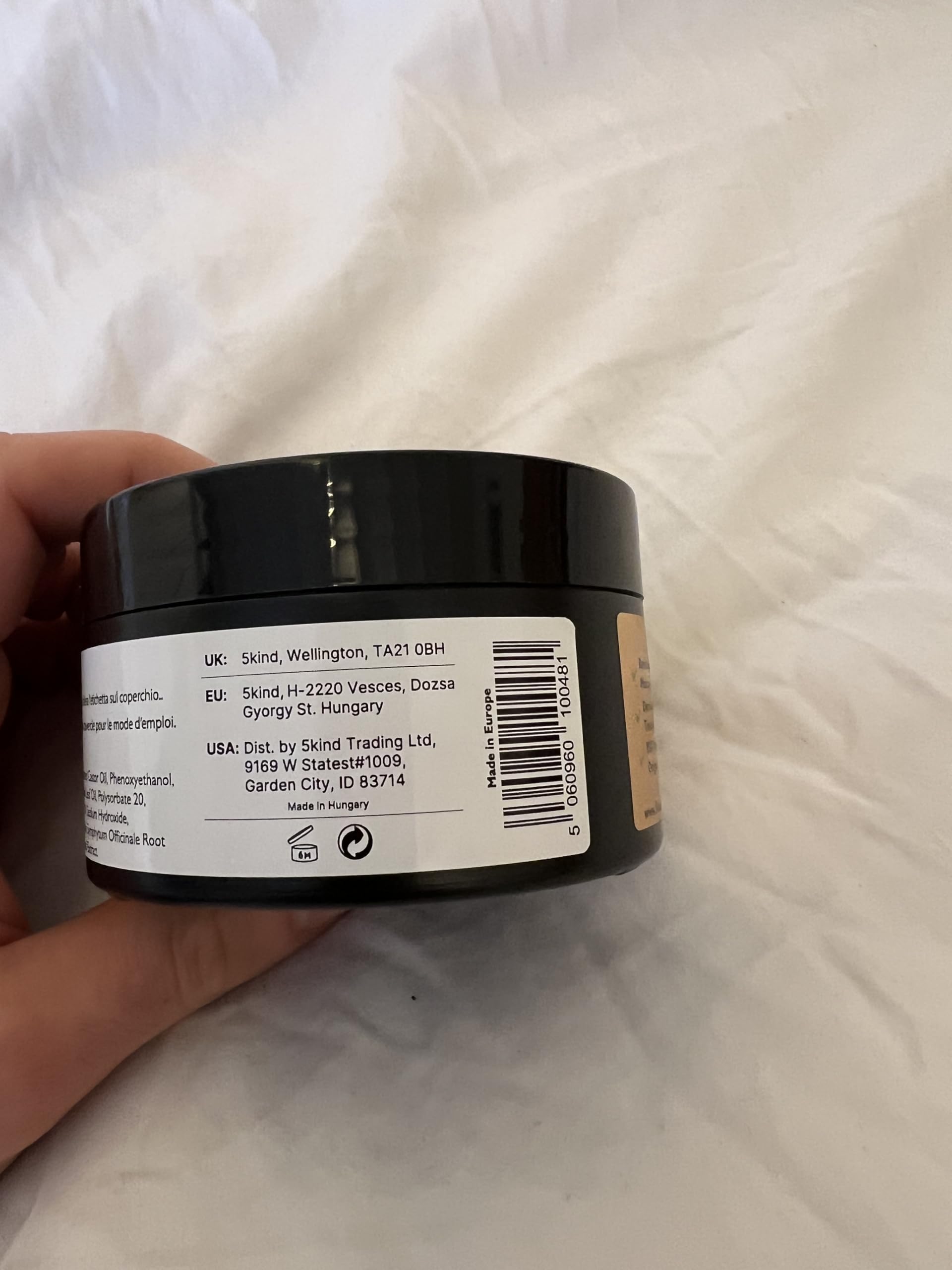 5kind Extra Strong Hemp Cream 10.1 fl oz - Maximum Strength - Natural Soothing Topical Cream - Muscle Rub for Lower Back, Joints, Neck, Knees, Shoulders