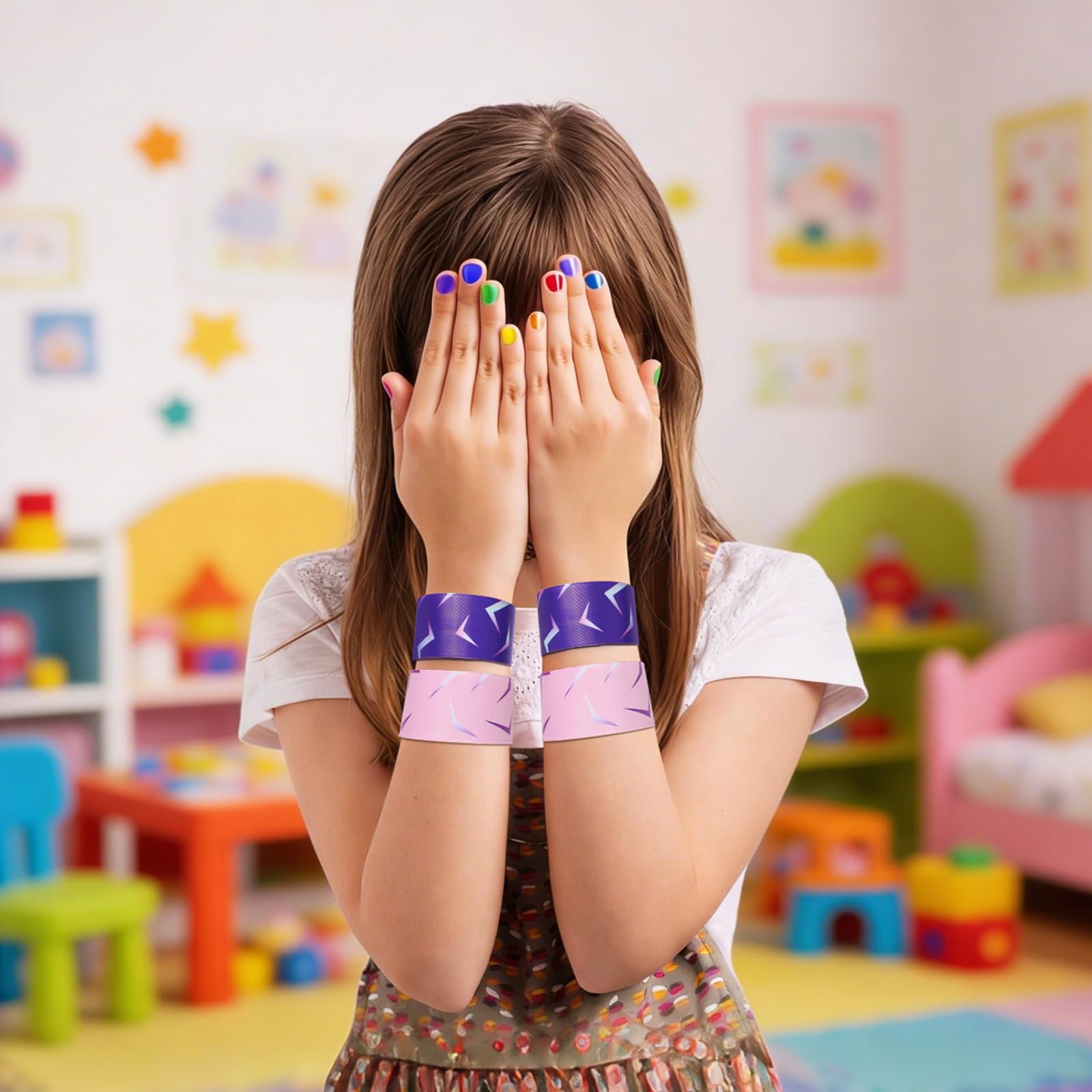 KPOP Theme Slap Bracelets, KPOP Slap Wristband Set,Kpop Party Favors,Kpop Birthday Decorations for Exchanging Gifts — view 7