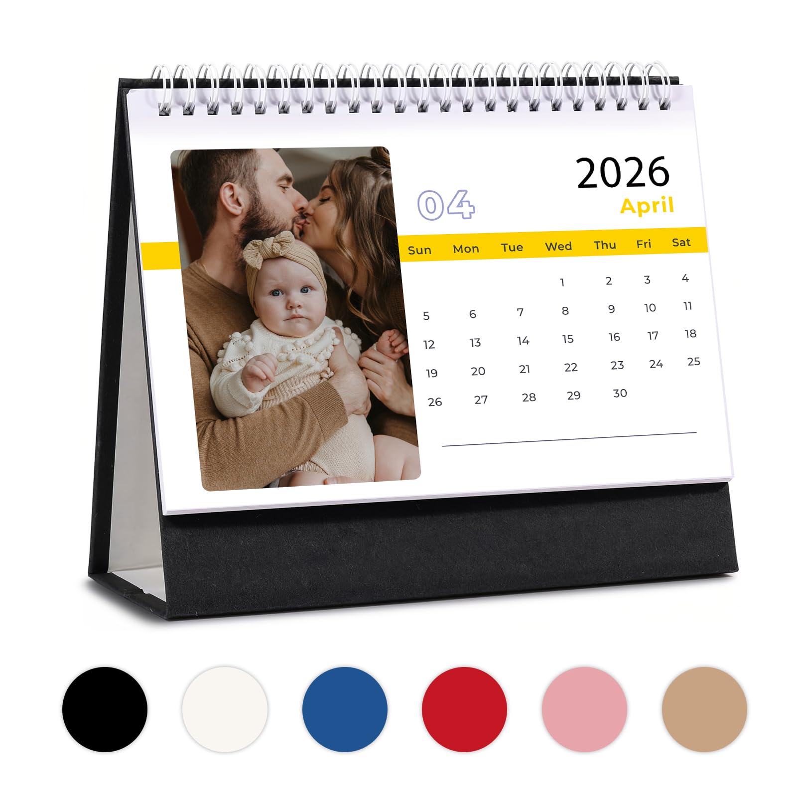 Personalised Calendar 2026 Custom Calendar with Your Photo as Unique Gift for Family, Friends for New Year, Christmas, Home, and Office Decoration