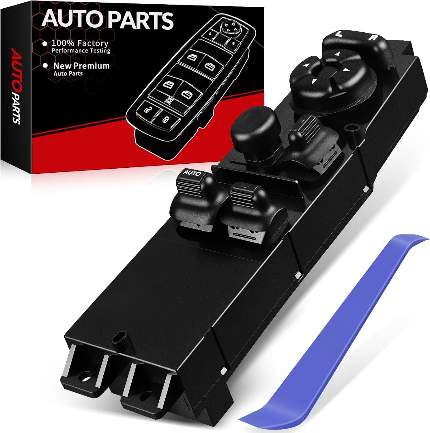Front Driver Side Master Power Window Switch Fits for:-Jeep Cherokee 1997 1998 1999 2000 2001 ReplaceOE# 56009450AB, 68171682AA, 901-410, 56009450AC, 68171682AB, 1S2195, DS-1232