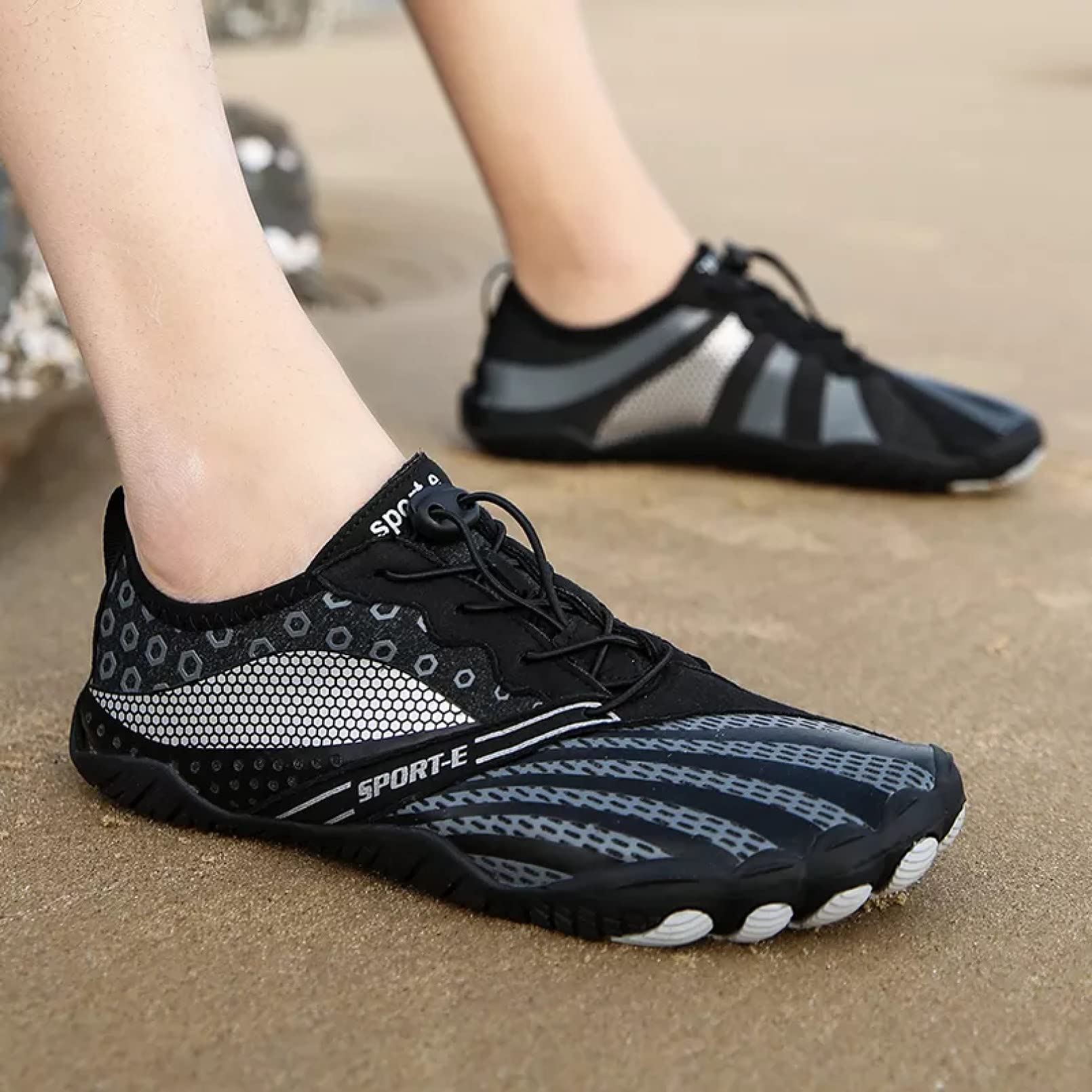 Herren Aqua Schuhe Schnelltrocknend Strand Damen Atmungsaktive Turnschuhe Barfuß Schwimmen Sport