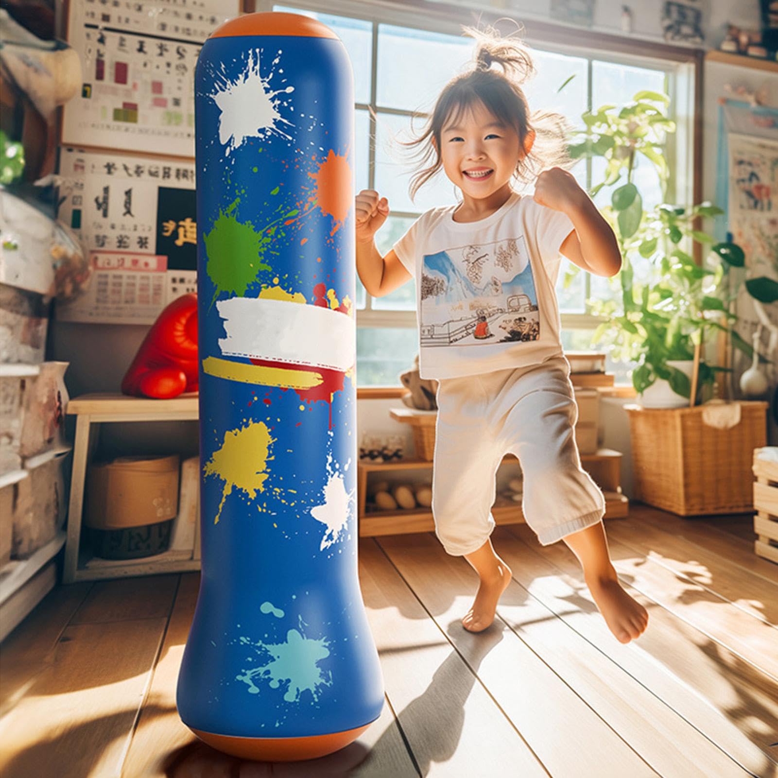 Amazon | キッズ サンドバッグ インフレータブル、子供用