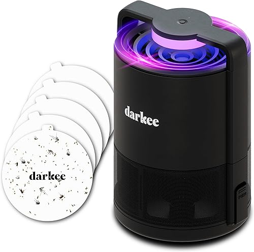 Miniatura 2 de Conoce a Darkee - El asesino callejero para moscas de la fruta y mosquitos con modos automático y manual, potente luz UV. Simplemente conéctalo para