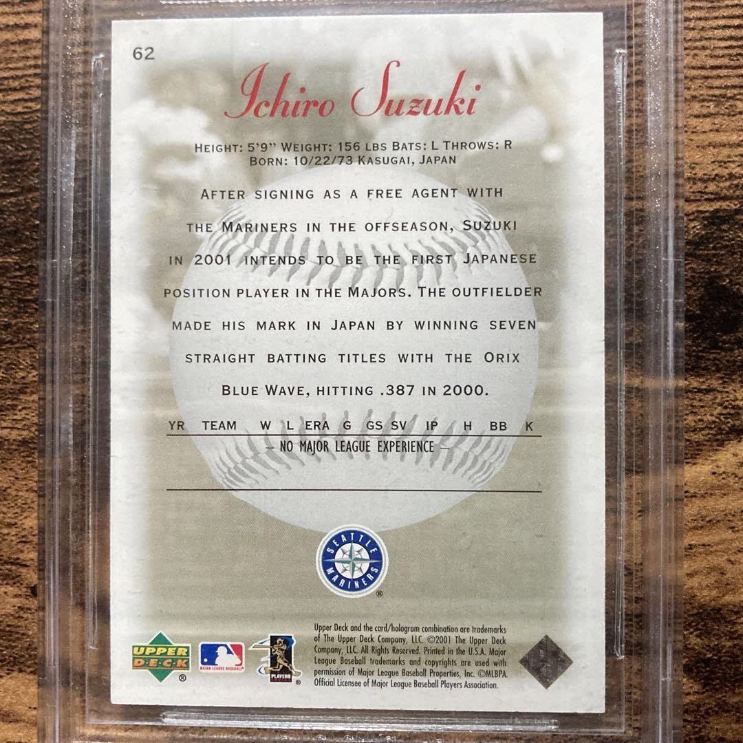 Amazon.co.jp: BGS9.5 GEM MINTイチロー&プホルス/ルーキーカード