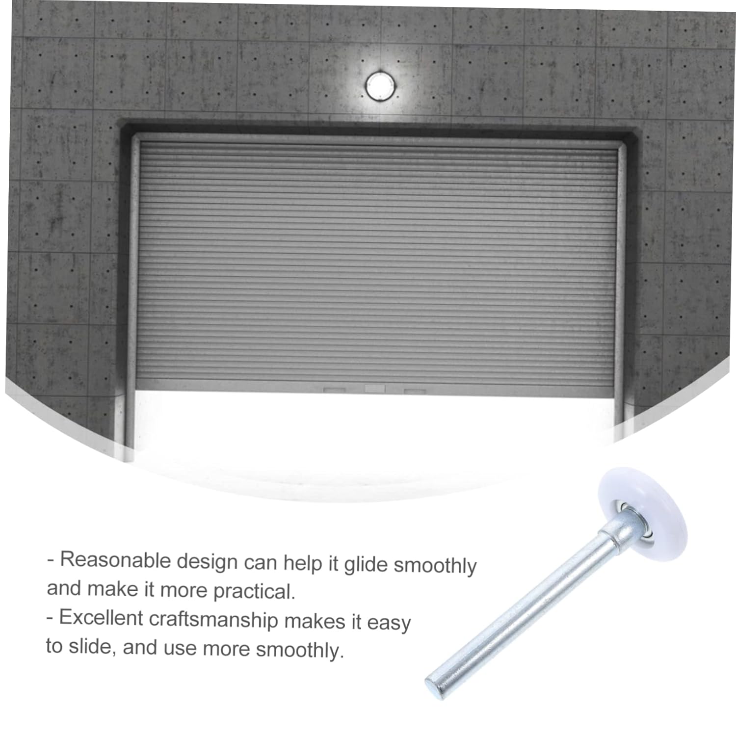 DOITOOL Rolling Gate Wheels Garage Door Nylon Wheels Replacement Rollers 10 Pack