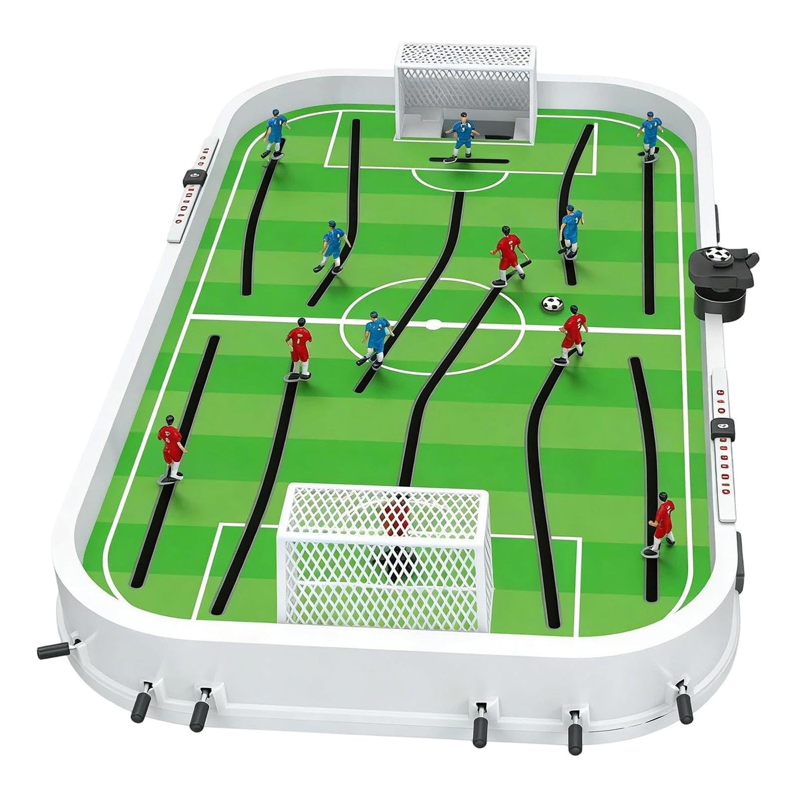 Perfeclan Jeu de société de Football, Cadeau Sportif, Mini -Foot Compact pour Enfants, idéal pour Les fêtes en Famille ou à la Maison (Anniversaire).