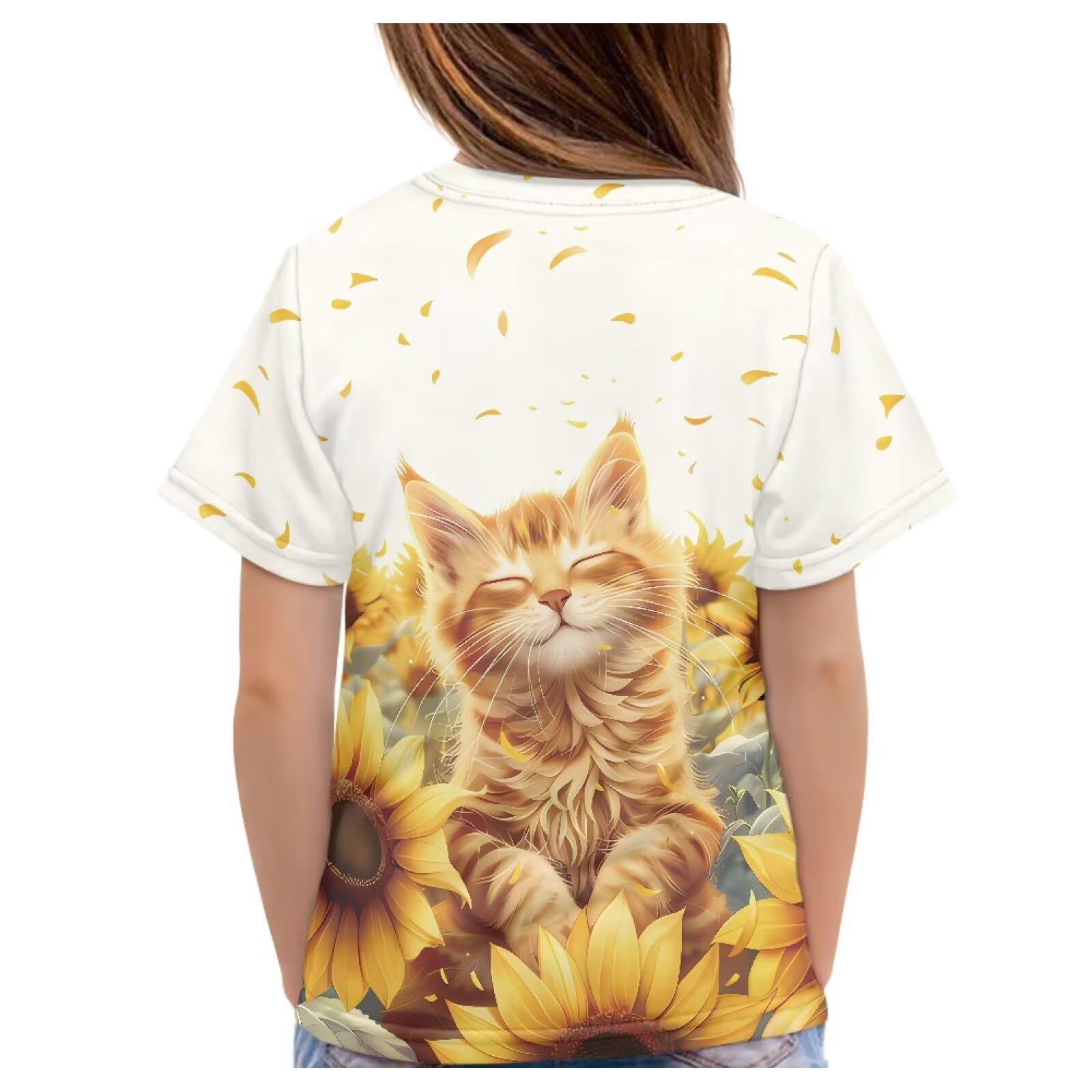 Camisetas deportivas de manga corta para niñas de 3 a 16 años