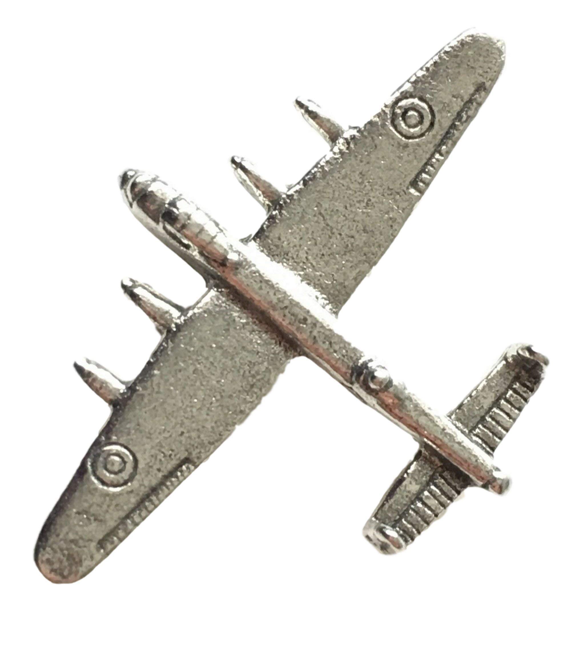 emblems gifts WW2 Avro Lancaster Military Pewter Lapel Pin Badge W/A + 59mm Button Badge