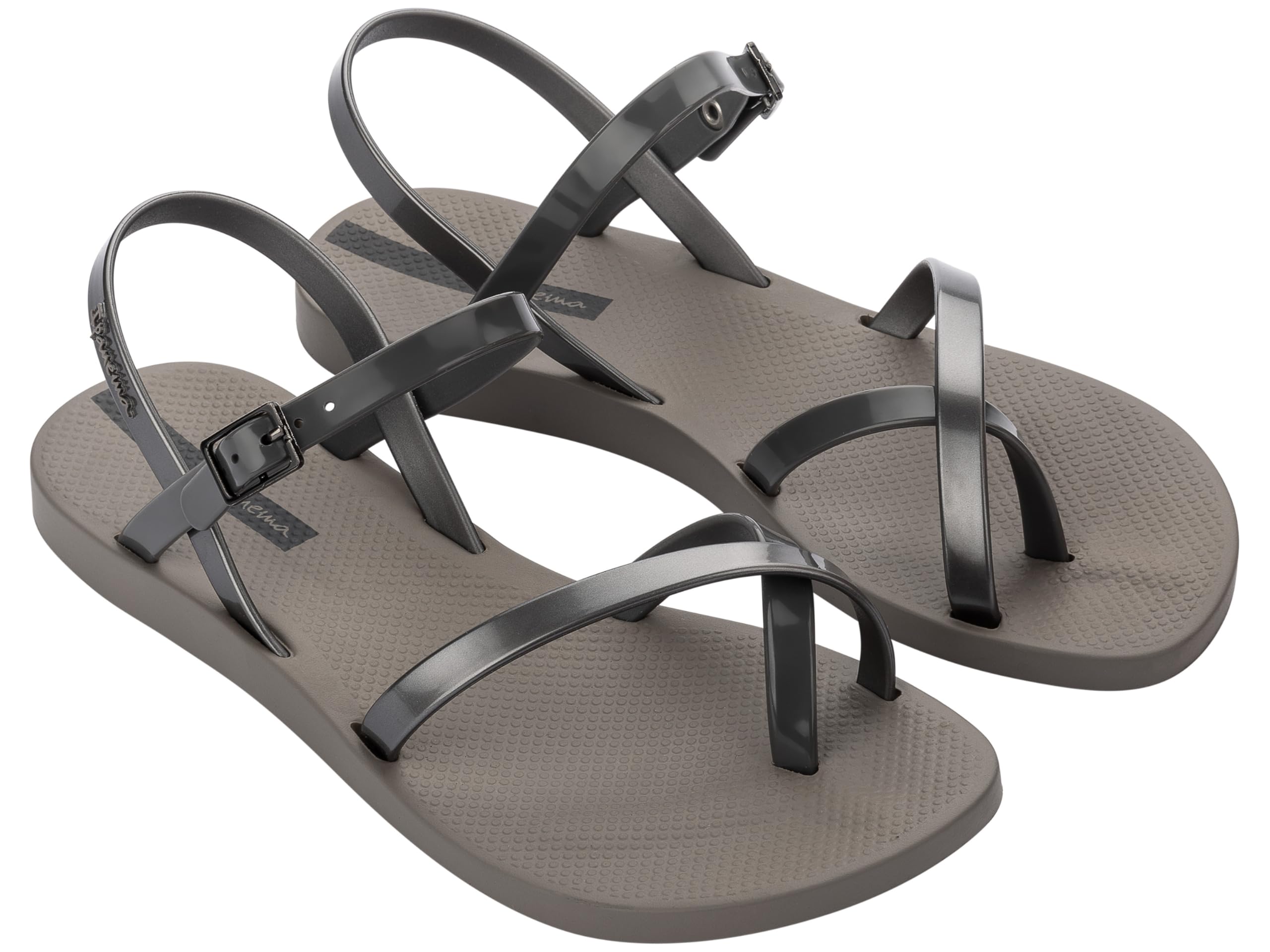 Ipanema Women's Fashion Sand VIII FEM Sandals, Grey/Silver, 38 EU