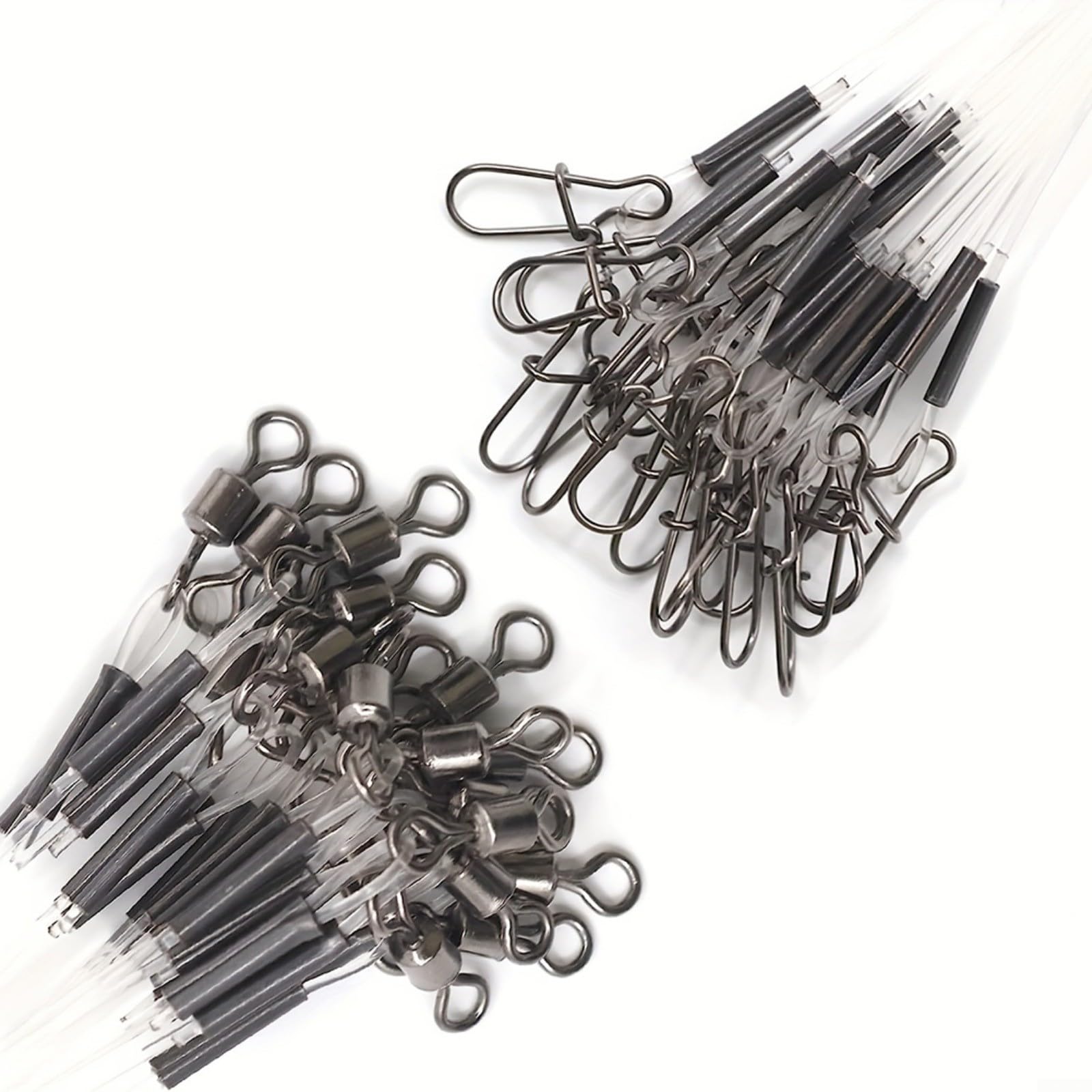 Ligne de pêche fluorocarbone 7-18 kg avec rouleau pivotant test de pression Fastlock – Haute résistance et résistance à l'abrasion | 10 pièces/lot