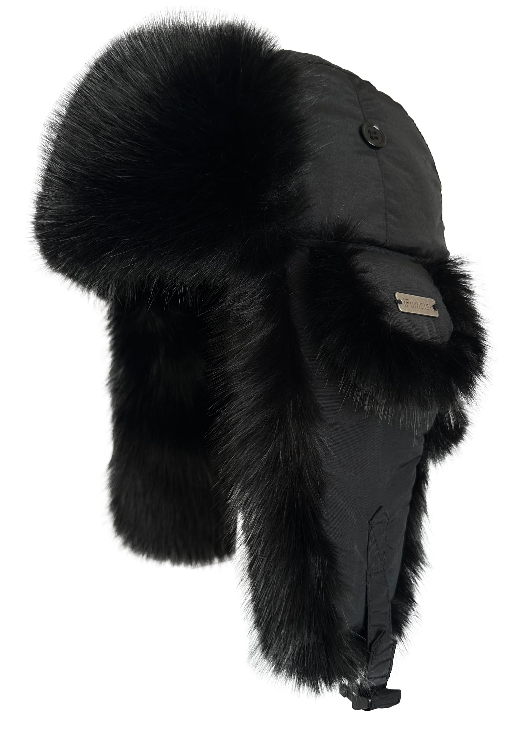 Ushanka Winter Trapper Hat with Ear Flaps for Men Women Warm Hunting Aviator Hats for Outdoor Cold Weather Faux Fur Hat