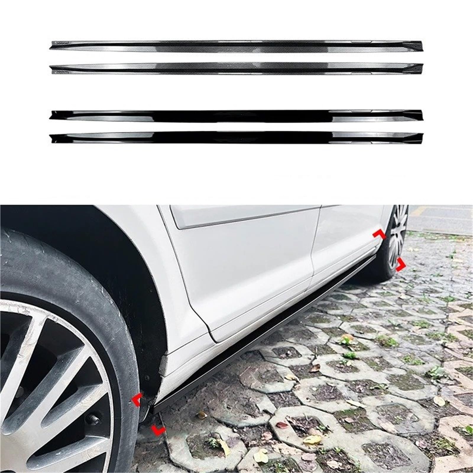 Minigonne Laterali Carrozzeria Auto Minigonne Laterali Auto Per A3 S3 8P Sline 2004-2013