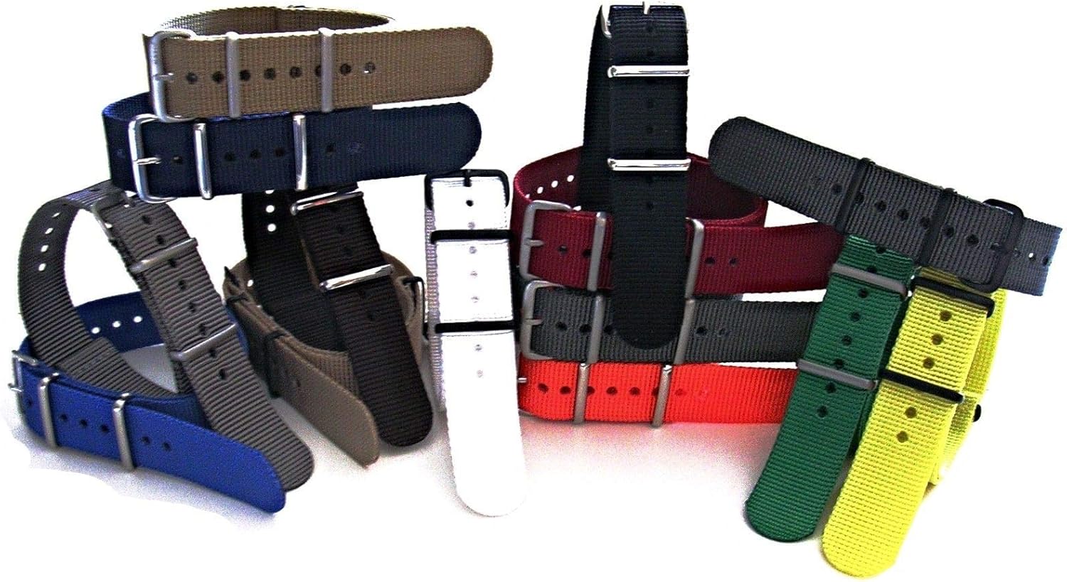 NATO-G10® Xtreme ORANGE Strap Heavy Ballistic G10 Nylon UTC Sport Dive Military Smart watch band USA Stock 20mm 22mm