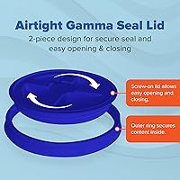 Vista 7 de ePackageSupply Premium 5 galones Recipiente de plástico de grado alimenticio con tapa Gamma Seal Fabricado en EE. UU. Libre de BPA Resistente