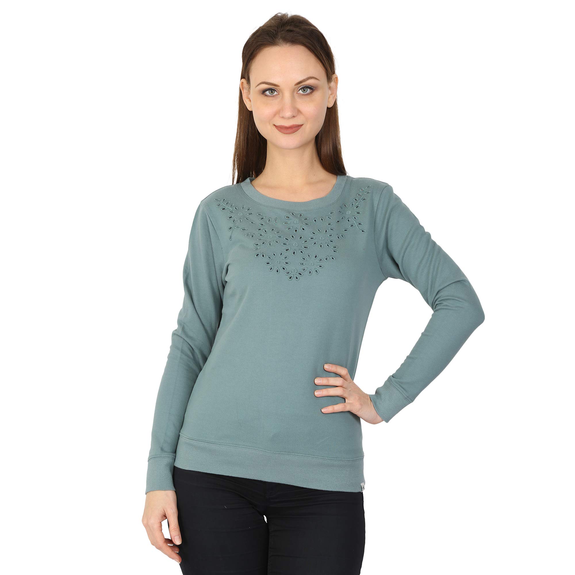 Women Cotton Full Sleeves Tops, Round Neck T-Shirt for Girls, Stylish Casual T-Shirts for Girl/Ladies, Winter Wear Western Tees, Comfortable for Office, College & Everyday Use-image-44