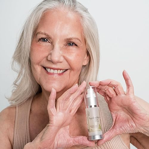 Miniatura 3 de Deluvia Suero de vitamina C para cara, suero facial de ácido hialurónico, suero hidratante con vitamina E hidratante y aloe vera orgánico para