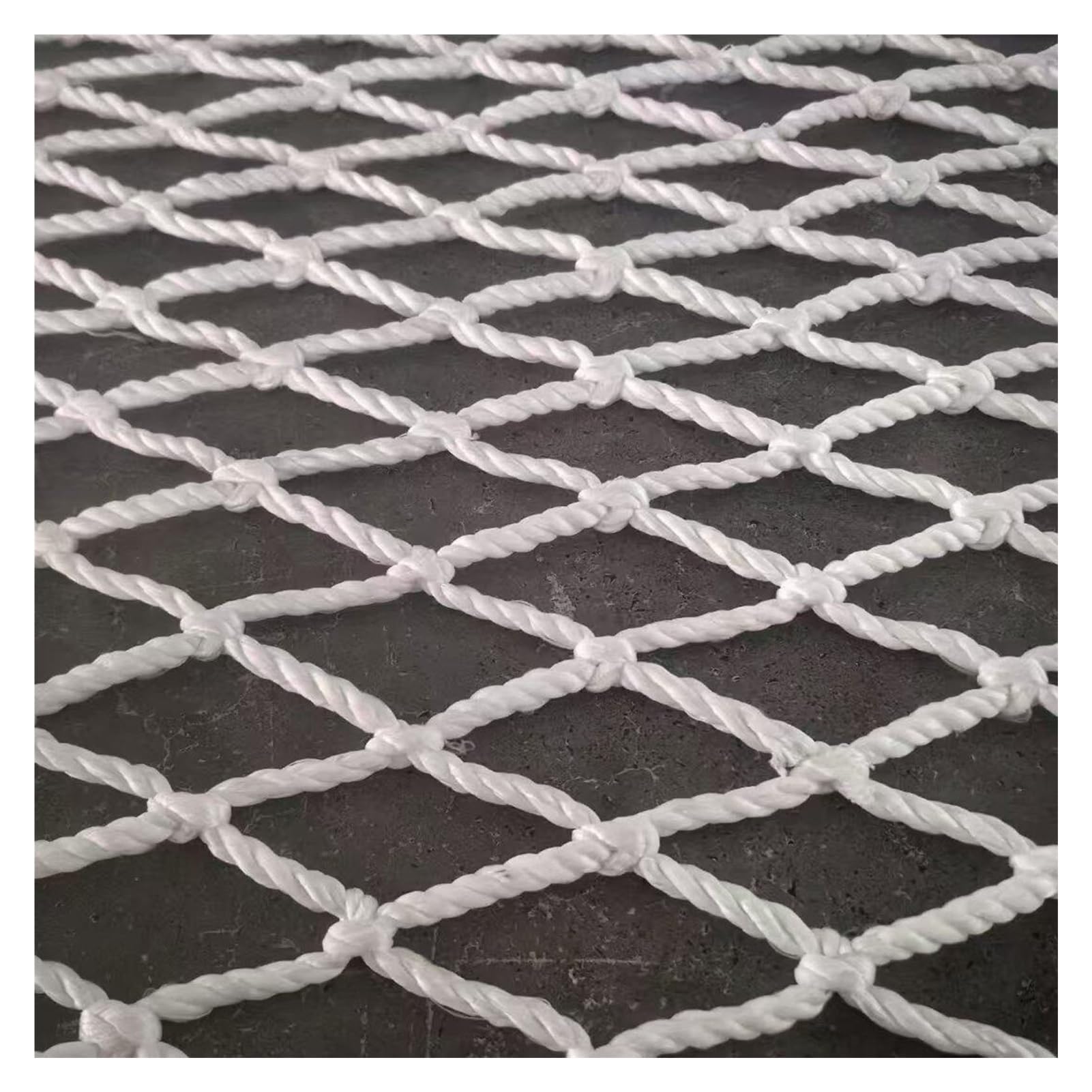 Stair Gate Net White Rope Netting Balcony Net Terrace Windows Railings(2x3m/6.56x9.84ft)
